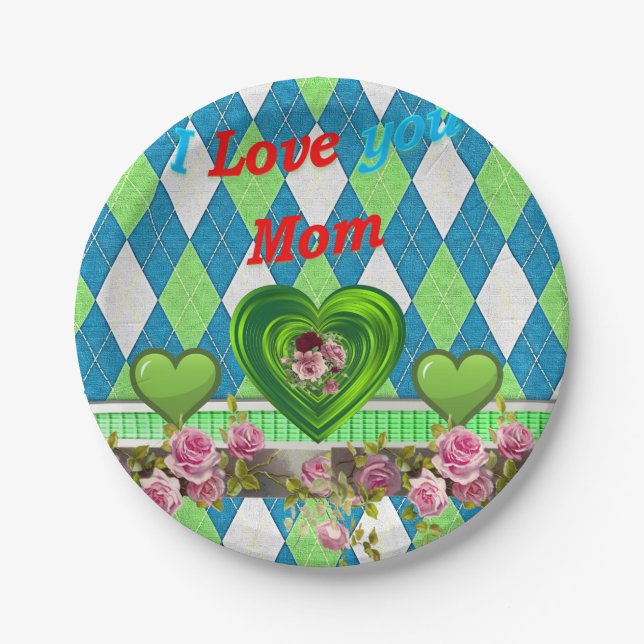Paper plates Mother's Day (Front)