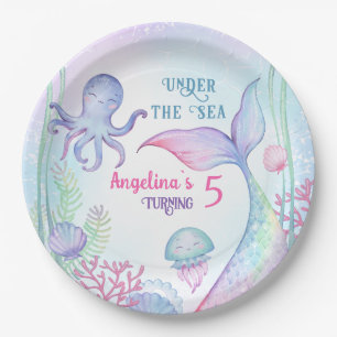 Paper Plates Nautical Themed Birthday Party.