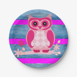 Paper plates Owl