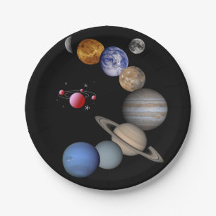 Paper plates Planets