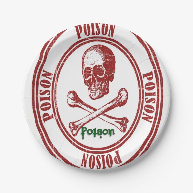 Paper plates Poison (Front)