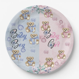 Paper plates Qty. 9" Gender Reveal Party