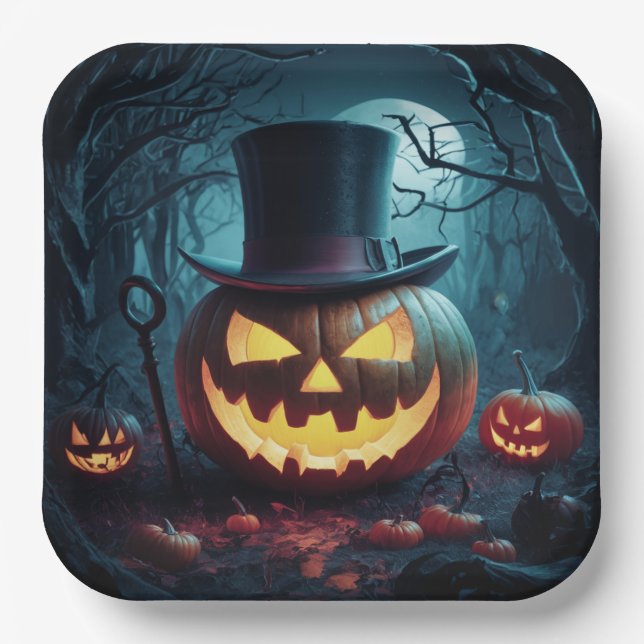 Paper Plates Series 1 Pumpkin 07 (Front)