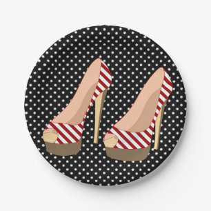 Paper plates Shoe