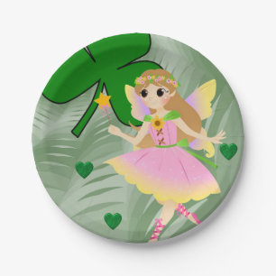 Paper plates St. Patrick's Day Fairy