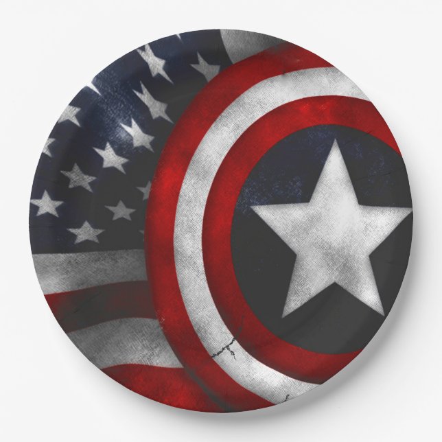 Paper Plates/Stars and Stripes Plate (Front)