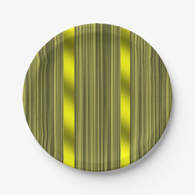 Paper plates Stripe (Front)