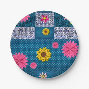 Paper plates Sunflowers