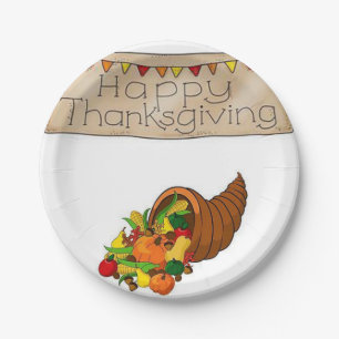 Paper plates Thanksgiving
