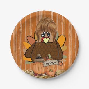 Paper plates Thanksgiving