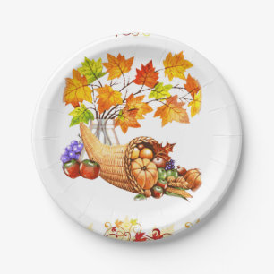 Paper plates Thanksgiving