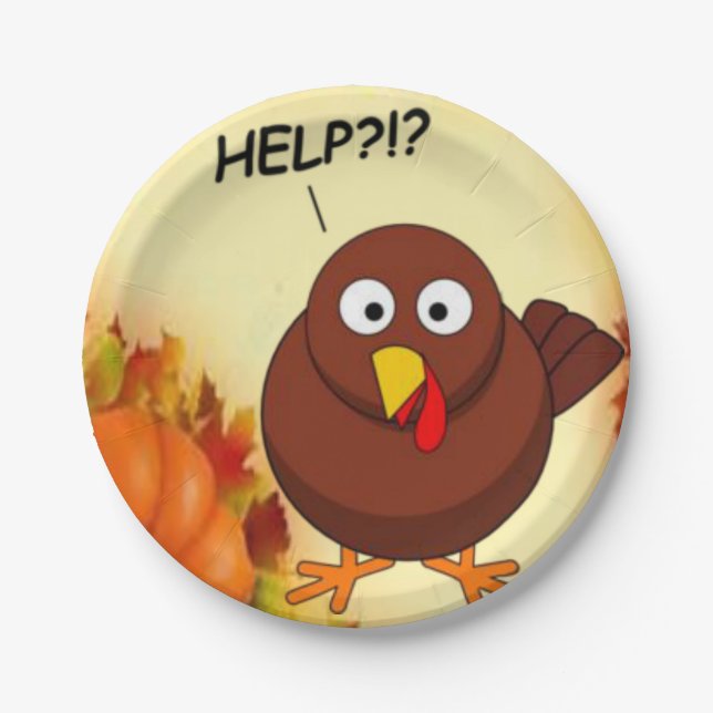 Paper plates Thanskgiving (Front)