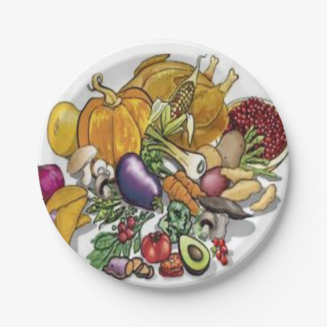 Paper plates Thanskgiving (Front)