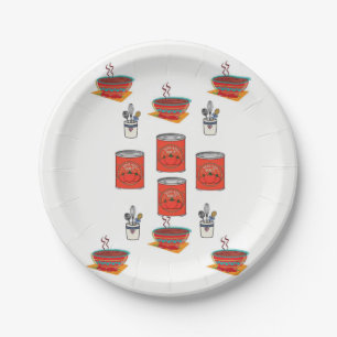 Paper Plates Tomato