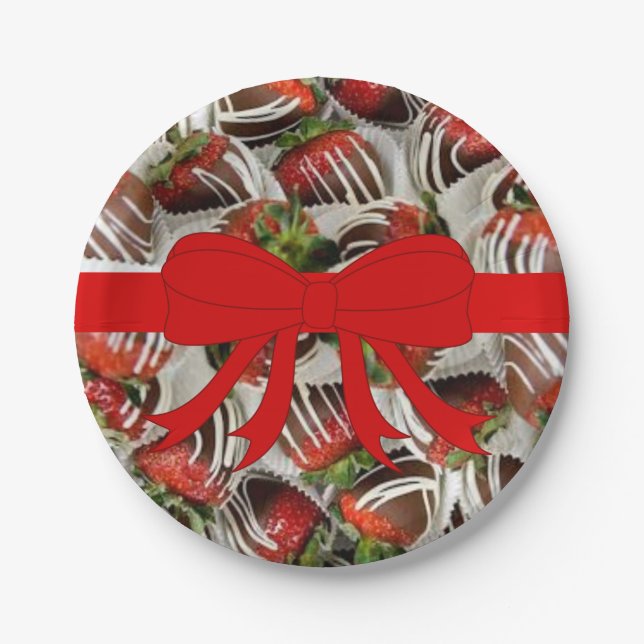 Paper plates Valentine's (Front)