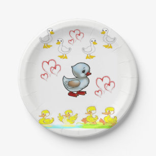 Paper plates Valentine's
