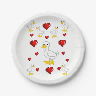 Paper plates Valentine's