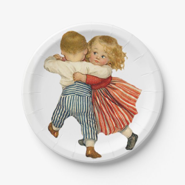 Paper plates Valentine's (Front)