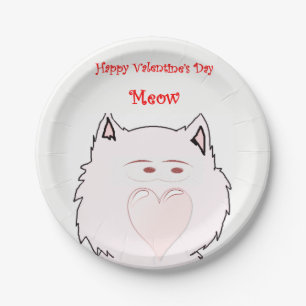 Paper plates Valentine's