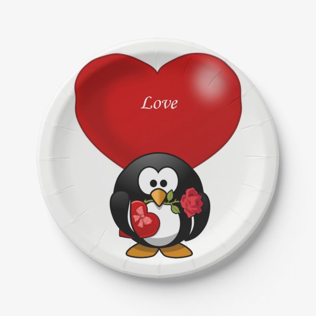 Paper plates Valentine's Day (Front)