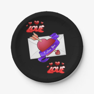 Paper plates Valentine's Day