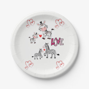 Paper plates Valentine's Day