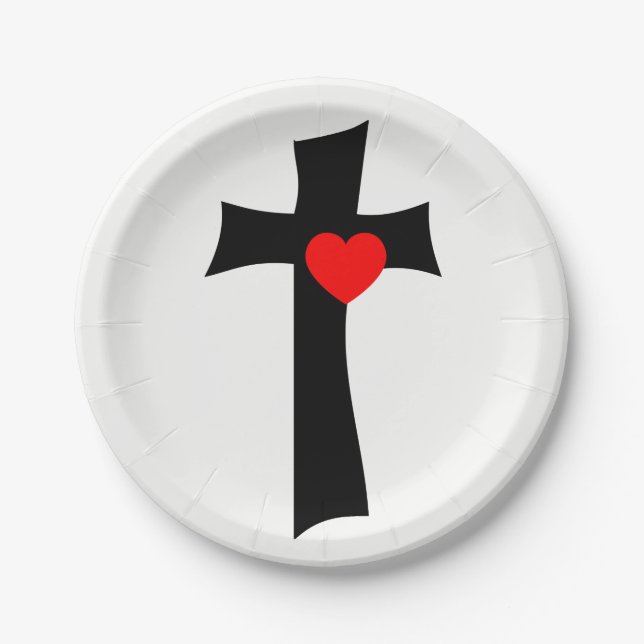 Paper plates Valentine's Day (Front)