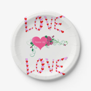 Paper plates Valentine's Day