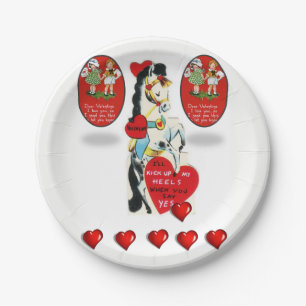 Paper plates Valentine's Day
