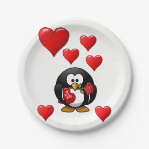 Paper plates Valentine's Day