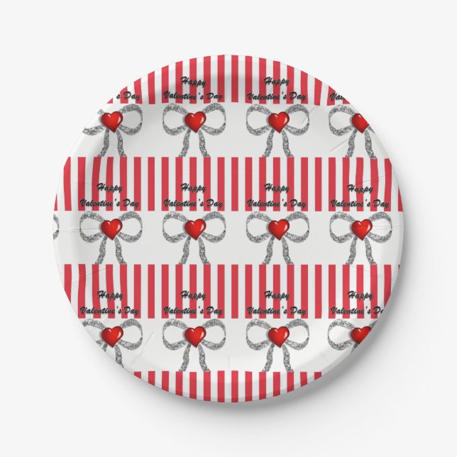 Paper plates Valentine's Day (Front)