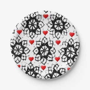 Paper plates Valentine's Day