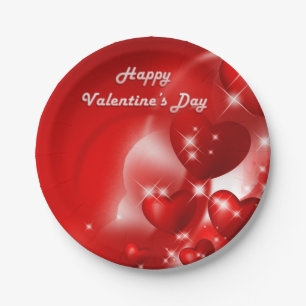 Paper plates Valentine's Day