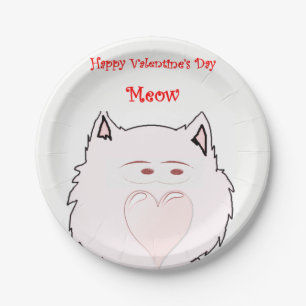 Paper plates Valentine's Day