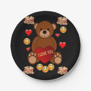 Paper plates Valentine's Day