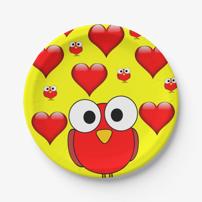 Paper plates Valentine's Day (Front)