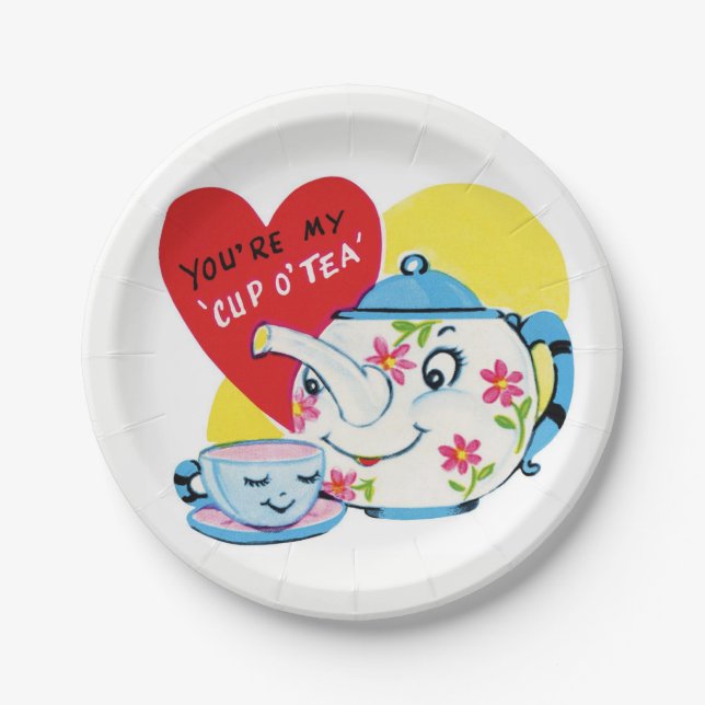 Paper plates Valentine's Day (Front)