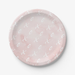 Paper Plates Valentines X and O Pattern