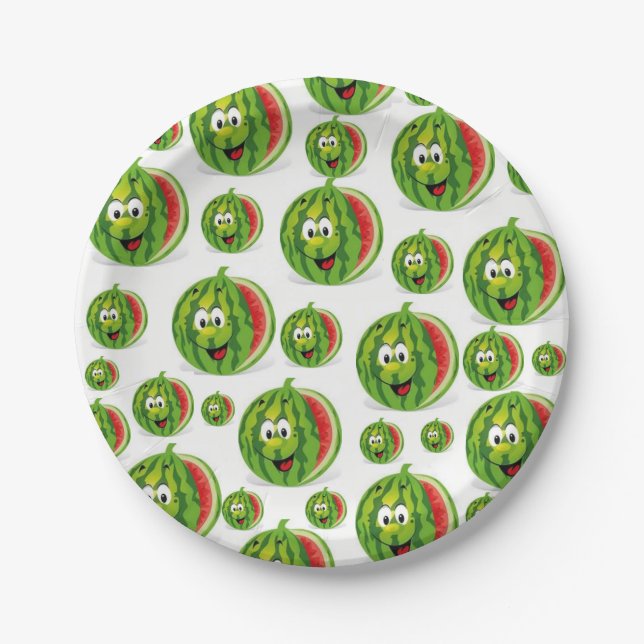 Paper plates Watermelons (Front)