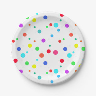 Paper Plates With Lots O' Spots