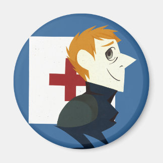 Paper Portrait Magnet