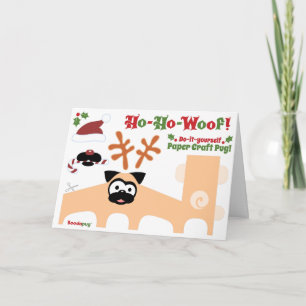 Paper Pug Holiday Card