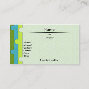Paper Punch Business Card