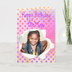 Paper Punch Shape Photo Pastel Watercolor Template