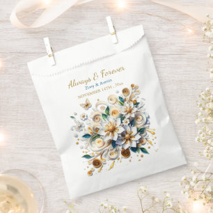 Paper Quilling Flowers Wedding Always and Forever Favour Bags