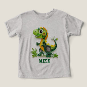 Paper quilling style of Dinosaur change the name
