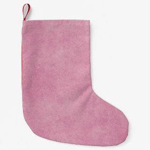 Paper rose pink texture spring small christmas stocking