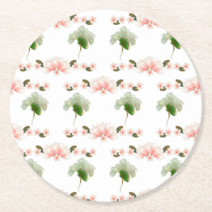 Paper round coasters