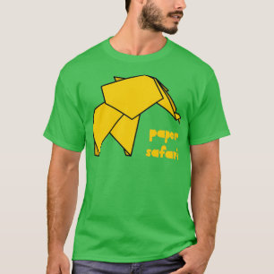 Paper Safari yellow elephant T-Shirt
