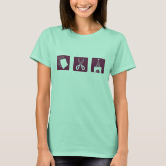 Paper Scissors Glue T-Shirt
